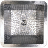 STAINLESS STEEL MOSAIC KITCHEN SINK